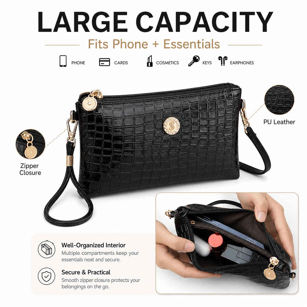 Women Bags Crossbody - Damska torba na ramię z ekoskóry