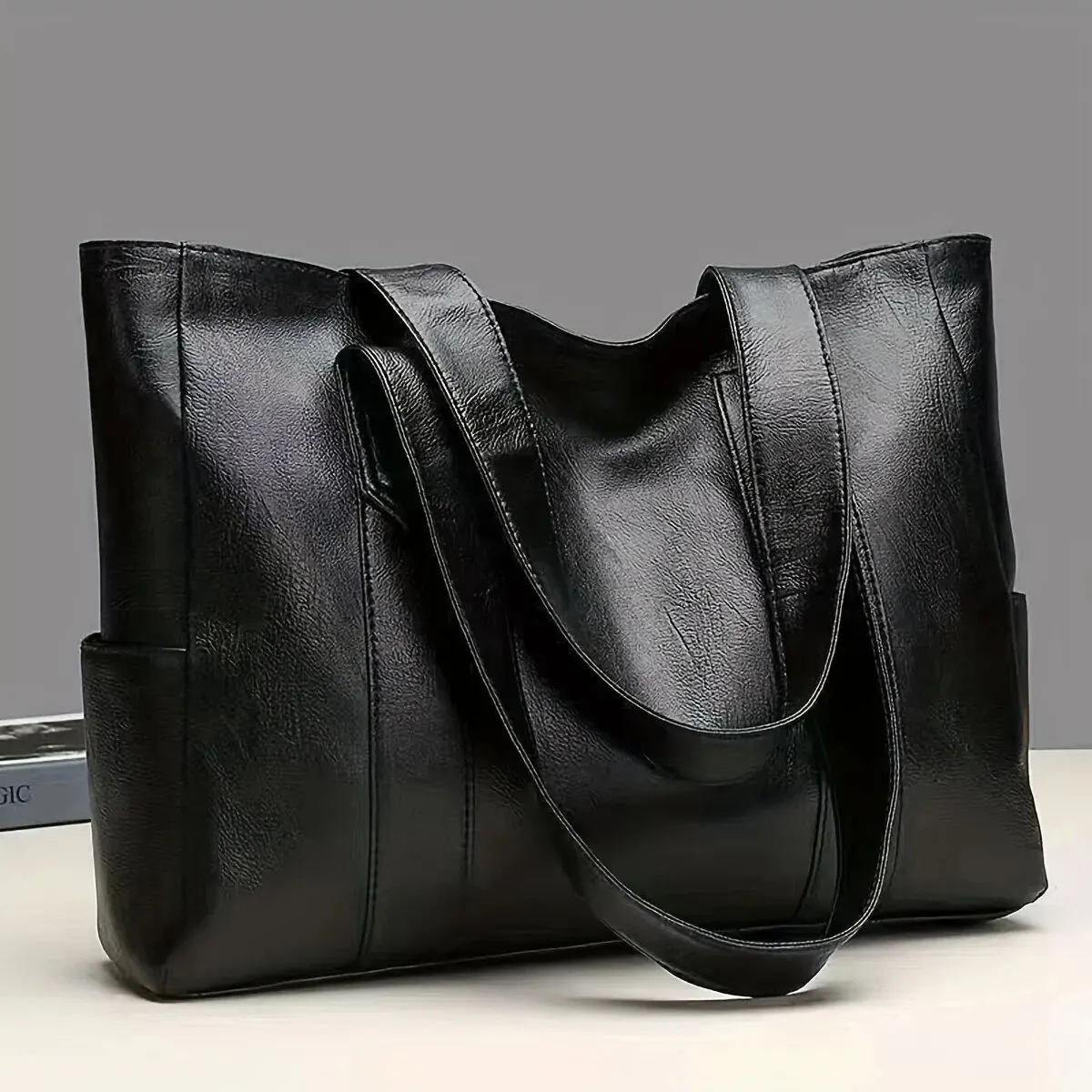 Women'S Vegan Bags - Damska torba vintage o dużej pojemności,