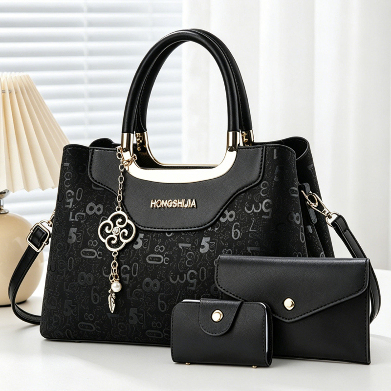 Women'S Crossbody Bags - 3-częściowy zestaw torebek damskich, lekka luksusowa