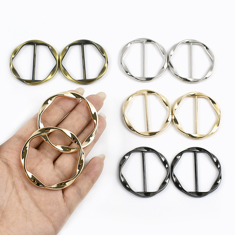 Circle Round Bag - 5/10/20 szt. Metalowe okrągłe klipsy 35/40