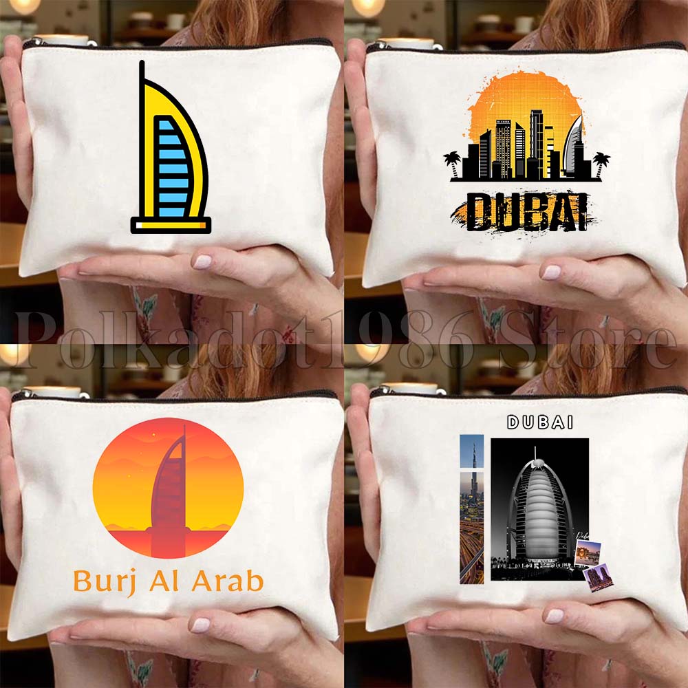 Women Bags Uae - Torba płócienna z widokiem na Dubaj,