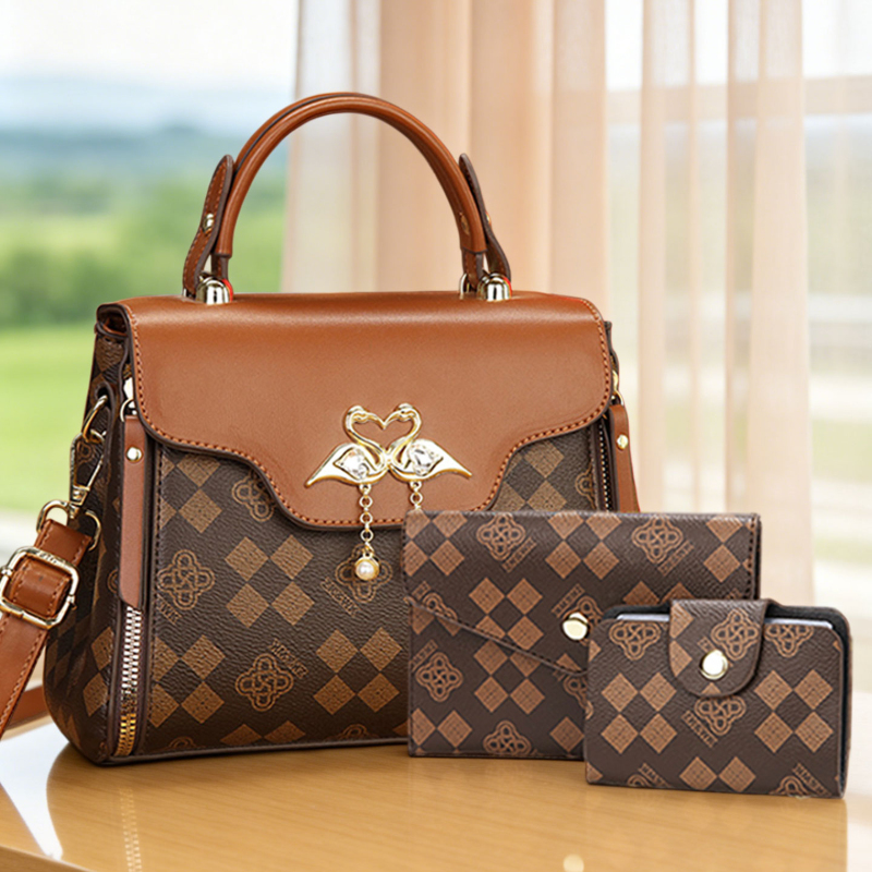 Women'S Crossbody Bags - 3-częściowy zestaw torebek damskich, lekka luksusowa