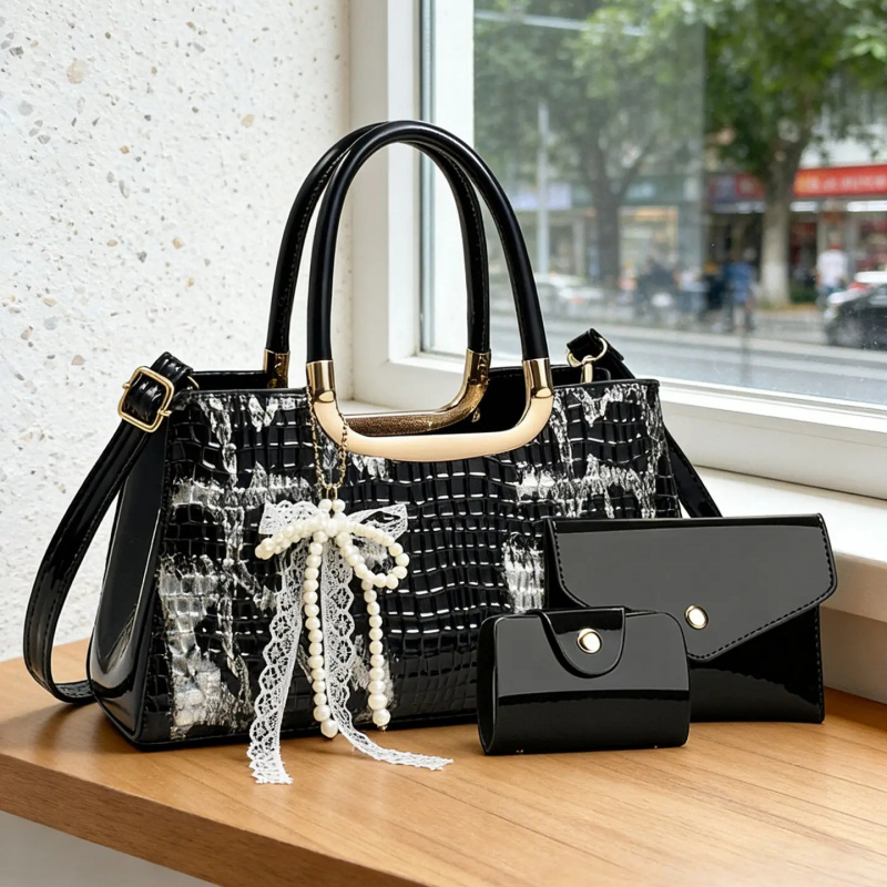 Women'S Crossbody Bags - Zestaw torebek damskich, wieczorowa kopertówka ze