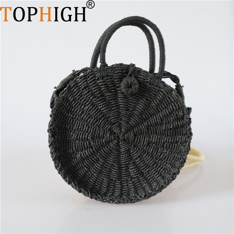 Circle Round Bag - TOPHIGH Damska Torebka Letnia Plażowa Torba