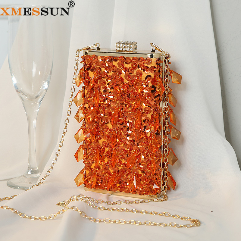Evening Bag Beaded - XMESSUN Nowe Torebki Wieczorowe z Koralikami