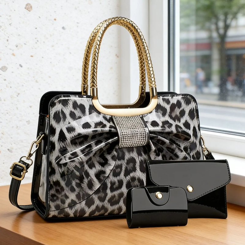 Women'S Crossbody Bags - Torebka damska z motywem motyla i