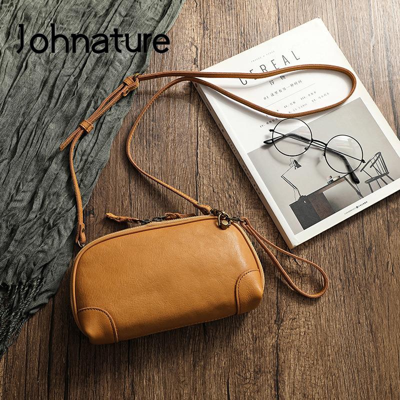 Johnature Simple Genuine Leath – Women Bags Crossbody recenzja i cena