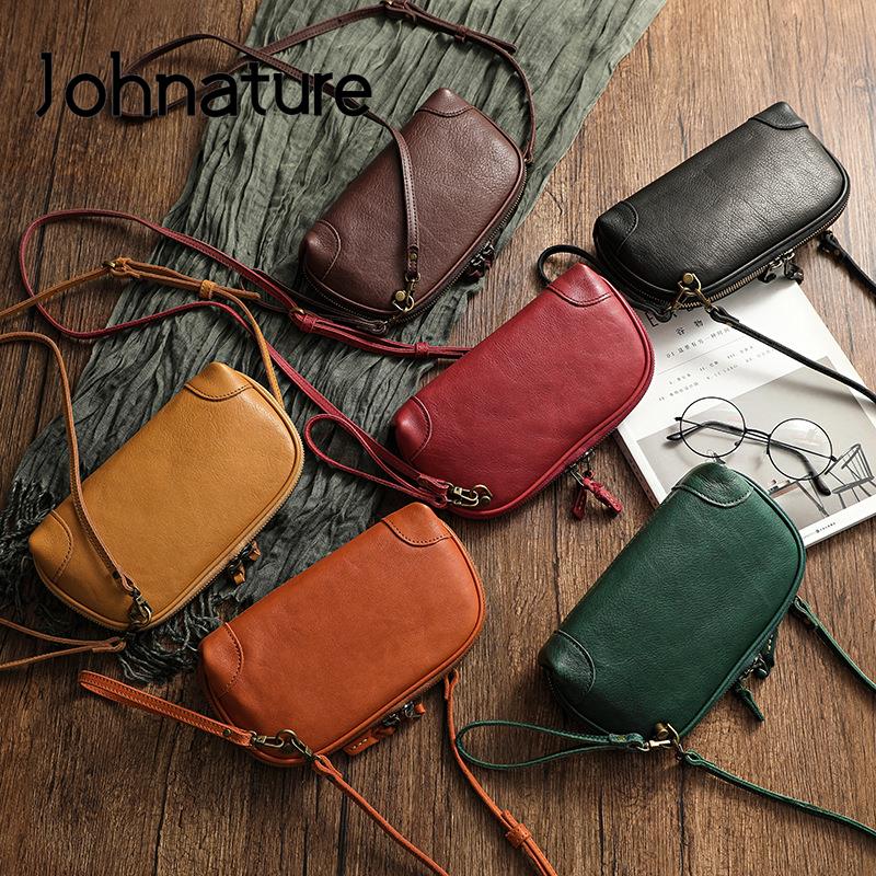 Johnature Simple Genuine Leath – Women Bags Crossbody recenzja i cena