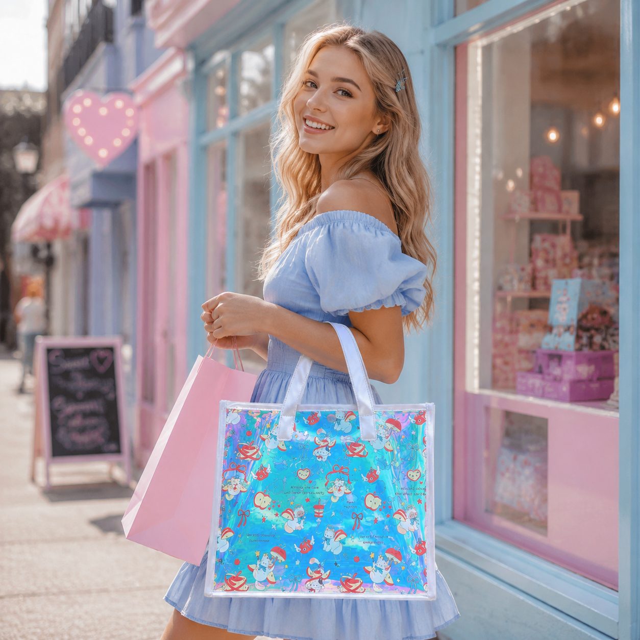 Duża, przezroczysta torba z TP – Women Bags Lv recenzja i cena