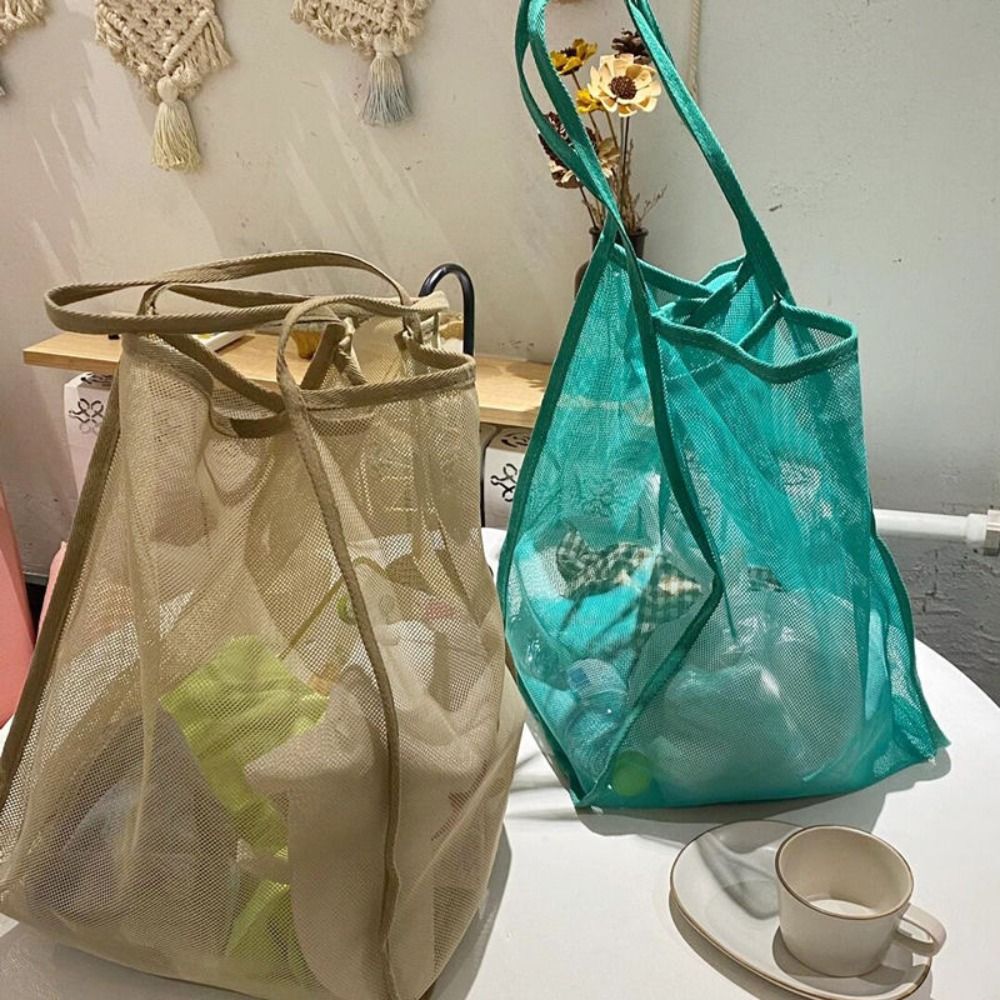 Siatkowa torba plażowa, lekka, – Women Bags Daily Use recenzja i cena