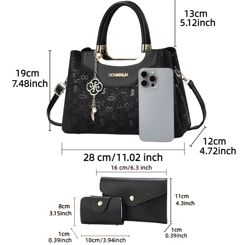 3-częściowy zestaw torebek dam – Women'S Crossbody Bags recenzja i cena