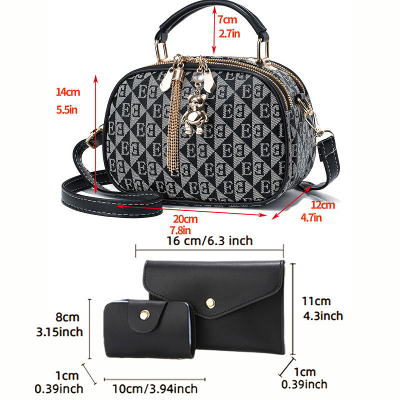 3-częściowy zestaw mini torebe – Women'S Crossbody Bags recenzja i cena