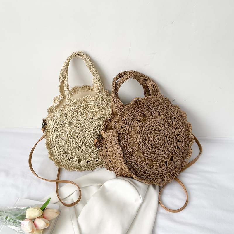 Letnie okrągła torba ze słomy  – Circle Round Bag recenzja i cena
