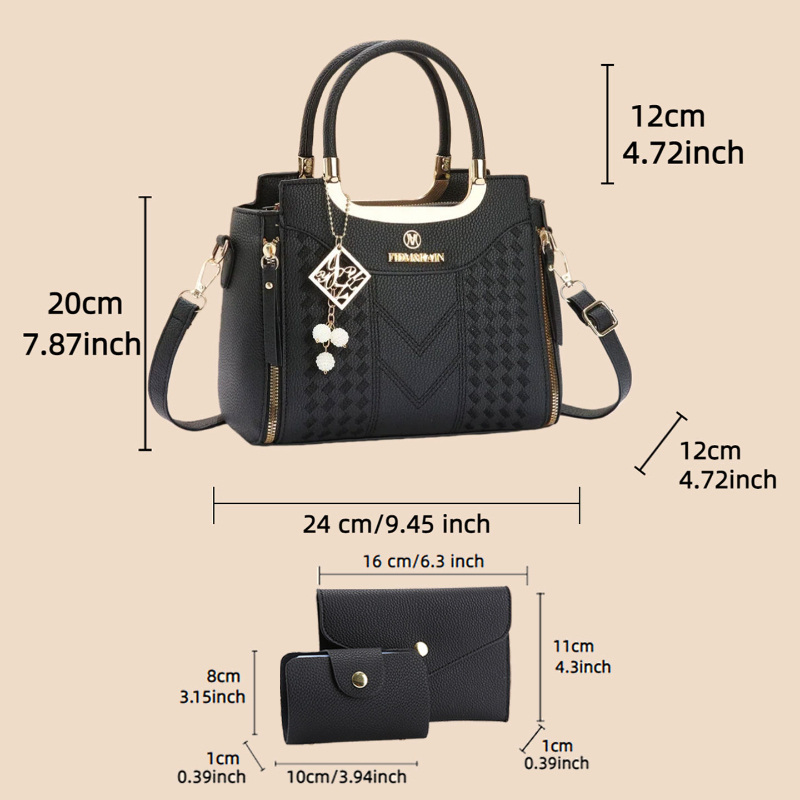 3-częściowy zestaw torebek wyk – Women'S Crossbody Bags recenzja i cena