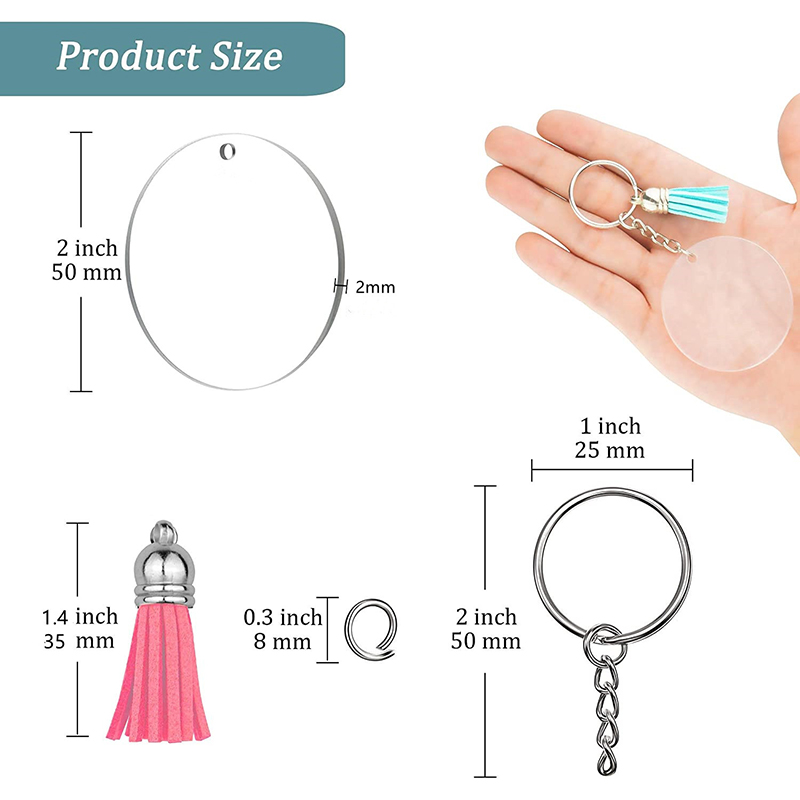 30 zestawów DIY akrylowy przez – Circle Round Bag recenzja i cena