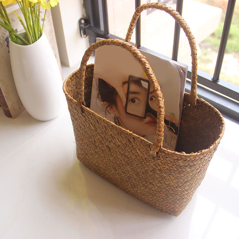 Wodorosty morskie tkany kosz k – Women Bags H&M recenzja i cena