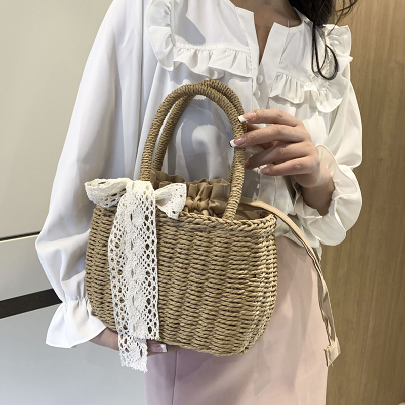 Damska torebka ze słomy tkanej – Women'S Bags Holiday recenzja i cena