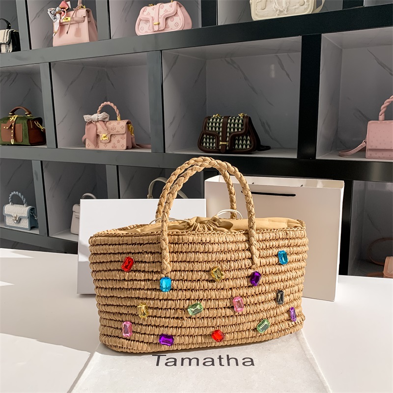Letnia torebka ze słomy ręczni – Women'S Bags Holiday recenzja i cena