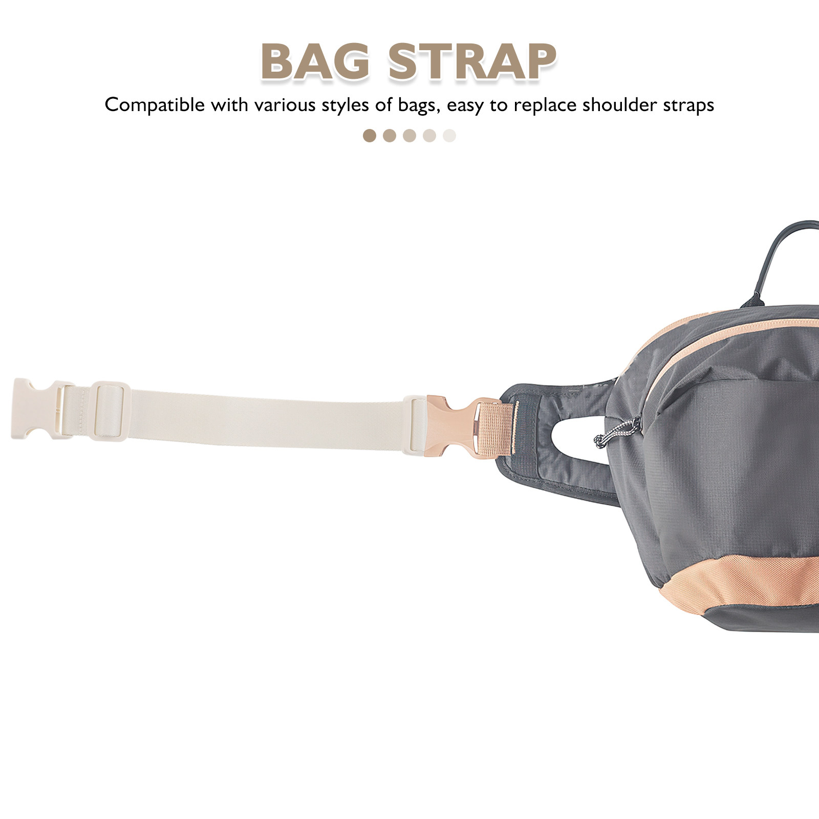 Jednokolorowy, regulowany pase – Women Bags Daily Use recenzja i cena