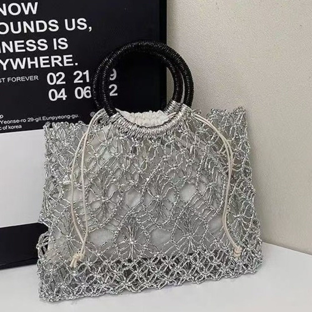 Tkana ażurowa torebka, kwadrat – Women'S Bags Holiday recenzja i cena